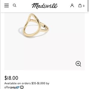 madewell circle ring